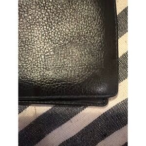 Harley-Davidson‎ Mens Black Pebbled Leather Bifold Wallet Embossed Logo